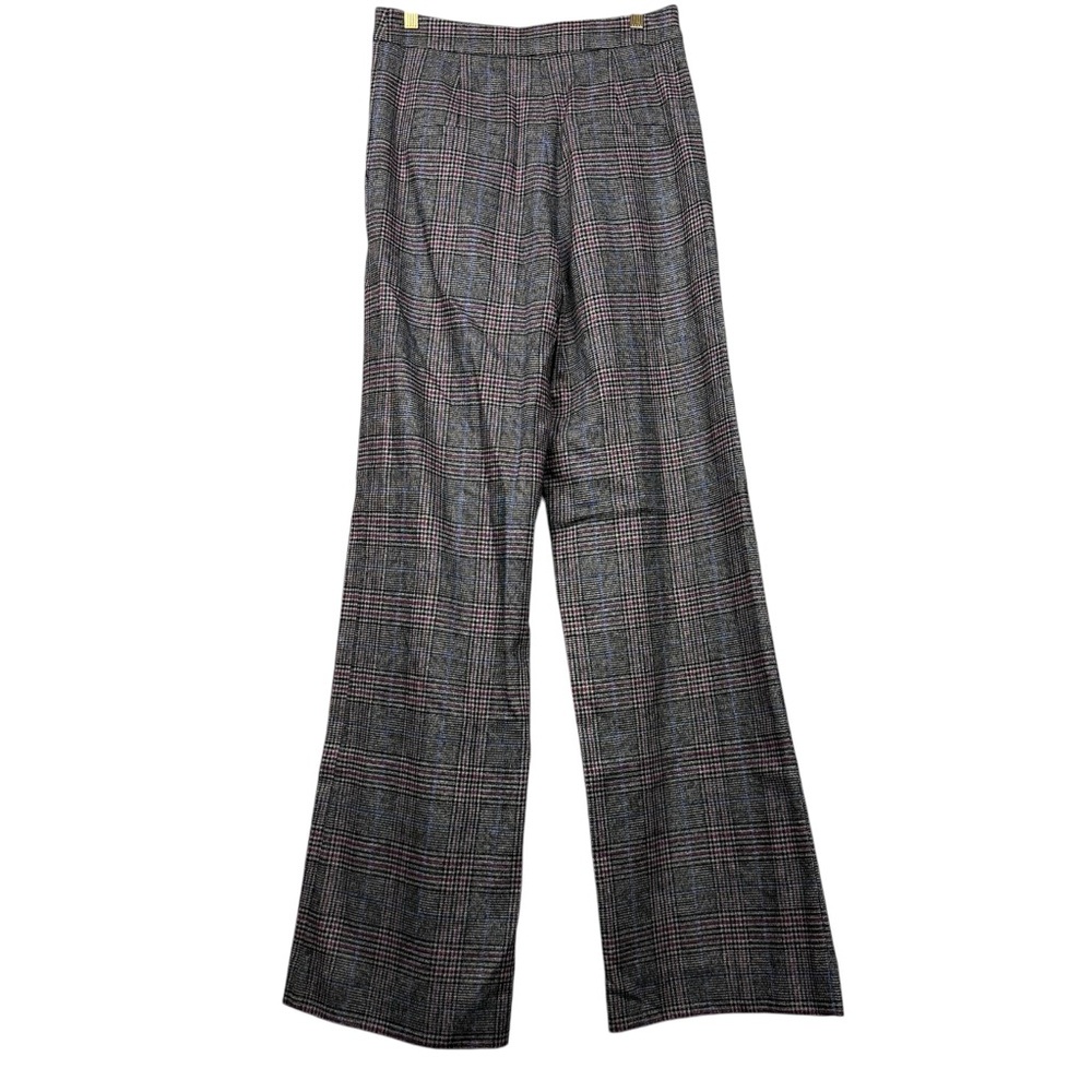 Veronica Beard Plaid Wool Brock Blazer Tuli Wide Pants Set - Picture 4 of 10